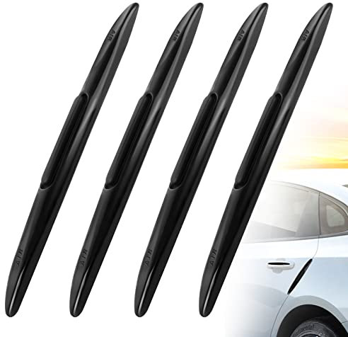 Auto Türkantenschutz Aufkleber 4Pcs Gummi Türkantenschoner Stoßschutz Universal Autotür Kantenschutz Schwarz Selbstklebende Auto Türkantenschoner Auto Antikollisionsstreifen