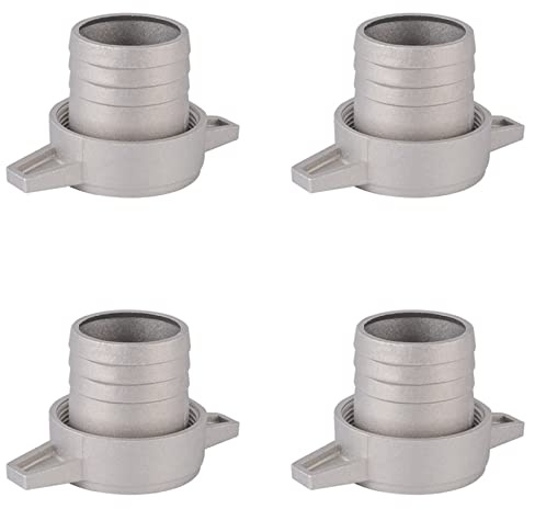 RUSWEST 3X Water Pumps Fittings 2 Inch Aluminum Pipe Connecting Wrench with Rubber Gasket Pump Connector Pipe Fitting