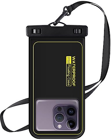 MR.LUYU wasserdichte Handyhülle, IPX8 Schwimmend Wasserfeste Handytasche Unterwasser Handyhülle für iPhone 14 Pro Max 13 Pro 12 11, Samsung S23 S22, Huawei, Xiaomi, bis zu 6,7 Zoll