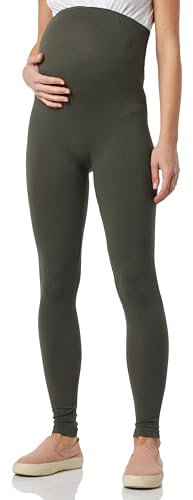 Noppies Reva sömlös ribb leggings, Oliv- P627, XL/XXL