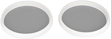 Tyenaza Lazy Susan Organizer, Cabinet Turntable Organizer Antislip Rotatable Storage Tray Multifunctional Rotating Spice Rack for Pantry Cabinet, Kitchen, Countertop (2 piece set small size)