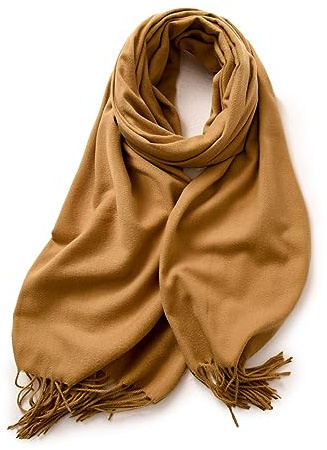 KARMA.DIEM Sciarpa Donna Invernale e Uomo – Cashmere & Merino Touch – Morbida, Calda e Grande – Sciarpone Invernale XXL 180x65cm – Pashmina Elegante per Cerimonia e Regalo