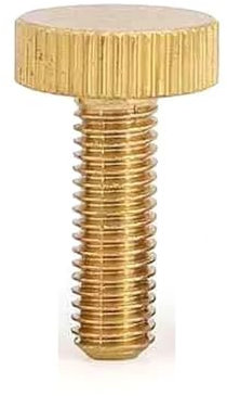 1/2/3/5/10 STÜCKE M3 M4 M5 M6 M8 M10 Kupfer Großer Flachkopf Manuell angezogene Schraube Nagel Rändelschraube Messing(M10x35 (1PCS))