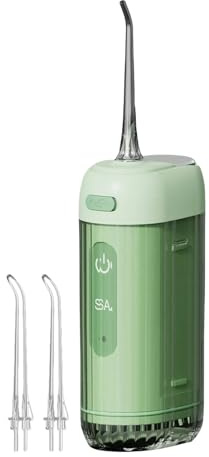 Elektrisk tandflosser Elektrisk irrigator och tandrengörare till mun | Vattenflossare utan Sladd för hemmabruk, resor, gym, semester, utomhusbruk, barn, vuxna, kvinnor och