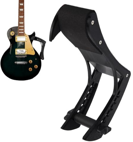 Soporte para guitarra clásica, soporte para piernas acústico antideslizante, soporte multifuncional para piernas para guitarras eléctricas, guitarras acústicas y bajos con capacidad para estudios de