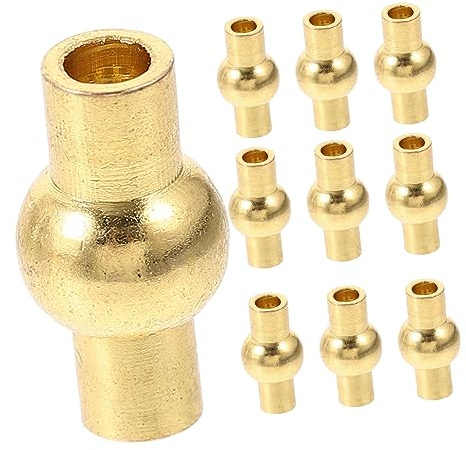 Magnetverschluss für Schmuck Selbstgemacht, 20 Stück | Handliches Format, Magnetisches Design, Halsketten und Schmuckherstellung, Dekorative Ausführung