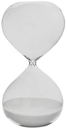 Nicola Spring Glasküchensandtimer - 30 Minuten - Klar