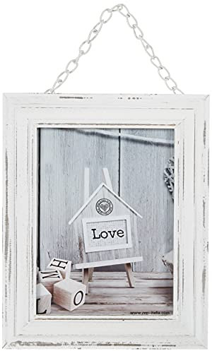 Zep sy968 W Cornice portafoto Legno 15 x 20 cm Rivoli Bianco Legno Bianco, Beige 24 x 19 x 1, 8 cm