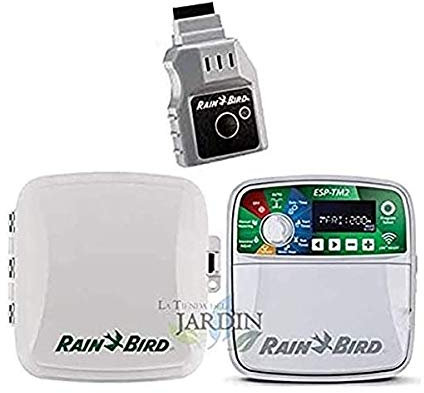 Suinga - Programador riego Wifi Rain Bird ESP-TM2 12 zonas exterior + LNK inalámbrico. Controla a distancia hasta 12 zonas de riego automático.