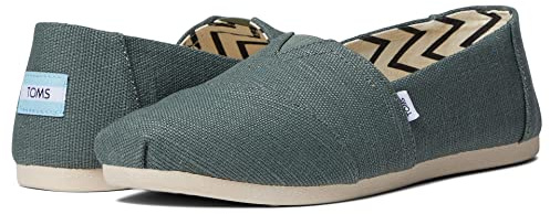 TOMS Women's Earthwise Canvas Espadrille Eco-Friendly Sustainable Comfort Shoe Green