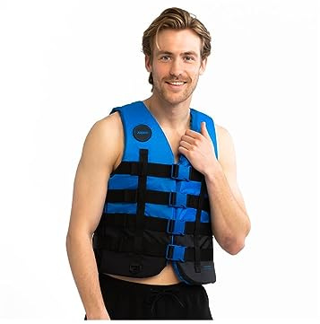 4 Buckle Zwemvest Blauw