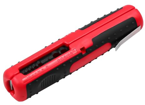 Tiardey Pelacables multifunción pelacables con bloqueo de seguridad para cable coaxial universal Cable de red Cable de colocación