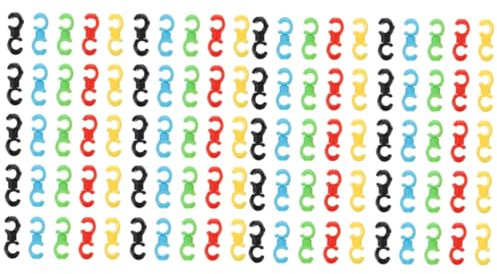 Kisangel 100stücke C-förmige Kabelklemmen Für Fahrradleitungen Mischfarben Leicht Zu Installieren Und Rostfrei Für Rennrad Und Klapprad