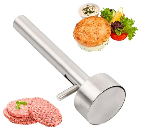 Falafel Portionierer, Falafelmaker Former, Falafel Maker Schaufel aus Edelstahl, Burgerpresse Patty Maker für leckeren Falafel Bällchen, Fleischbällchen und Küchenhelfe 4cm