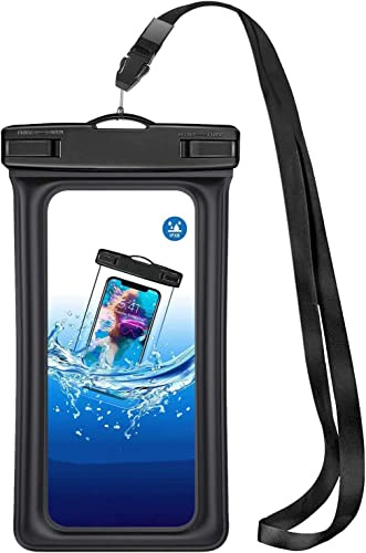 KP TECHNOLOGY Waterproof Phone Pouch for Samsung Galaxy A35 / Galaxy A55 5G, Dry Bag with Adjustable Lanyard for Swimming, Water Proof Phone Cover Clear