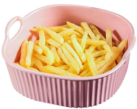 TYMYYS Rectangular Lasagne Pan With Handle, Small Ceramic Bakeware Pan For 1 Person, Porcelain Baking Dish Oven Proof-Pink-650ml, 18x16.5x5.5cm, FK2BCC222KRC22K