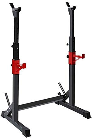 sjdoPulse Kniebeugenständer Sport & Fitness Einfache Kniebeugen-Bankdrücken Für Den Hausgebrauch Integrierte Fitness-Langhantelablage Multifunktions-Fitnessgeräte Gewichtsbett Langhantel-Gew