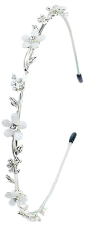 WUSJCOF Haarreif Kommunion Mädchen und Braut – Goldener Haarschmuck mit Blumen und funkelnden Strasssteinen für Erstkommunion, Hochzeit und besondere Anlässe