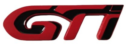 Gisltv Voiture Emblème Badge Sticker, pour Peugeot 307 206 308 GTI Résistant à la poussière et Durable Auto Décoration Insigne Autocollant,C