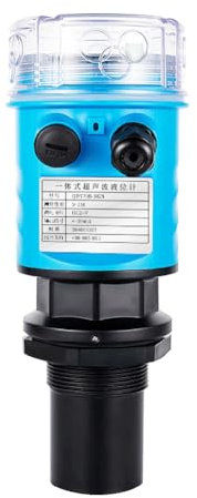 Bnnlqpsttg Indicatore digitale di livello 'acqua ad ultrasuoni con sensore di livello del liquido ad ultrasuoni ad alta precisione, intervallo da 0 a 5 metri, impermeabile.