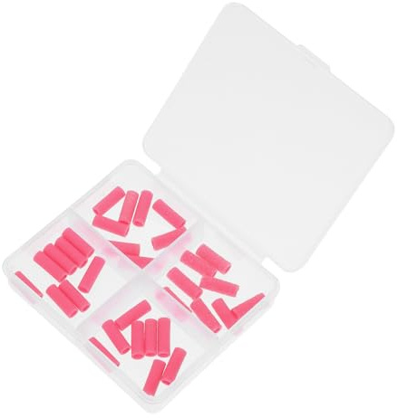 FIXOSHEE 32 pièces Bandes Abrasives pour Ongles Manchons Ponceuse Professionnels Abrasif Accessoires Manucure Pédicure pour Polissage Nettoyage et Soin des Ongles