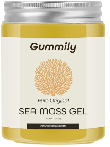 Gummily Gel irlandese di Seamoss – Superfood naturale irlandese Moss | Alternativa alle erbe alle capsule di Seamoss & gomme Seamoss | Gel alghe marine Wildcrafted | Vegano e senza additivi | 300 g