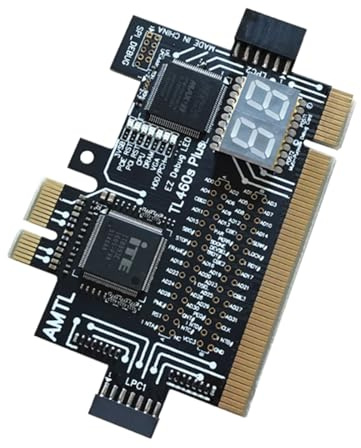 HOOLRZI A1105 Multipurpose PC Diagnostic Card for Detecting CPU Memory Graphics Hard Drive and Chipset Module Failures PCIe Resets Tester