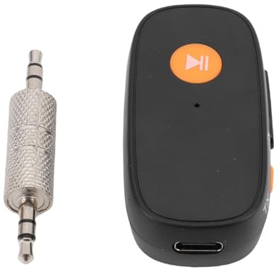 FILFEEL Adaptador 5.3 – Receptor y Transmisor de Modo Dual con Enchufe de 3,5 Mm para Estéreo de Automóvil, Parlantes Domésticos, TV y Auriculares con Cable – 15H, Claridad de Llamada CVC 8.0