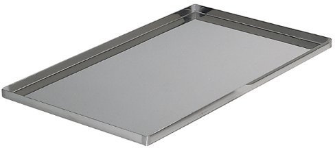 De Buyer - 3360.60 - Plaque bords droits en inox 18% ép. 1 mm - L 60cm / l 40cm / h 2cm