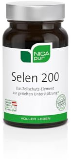 nicapur Selen 200 / Selen mit 200 µg Natriumselenit pro Kapsel, hochdosiert & vegan / Unterstützung der SCHILDDRÜSE & ZELLSCHUTZ vor oxidativem Stress