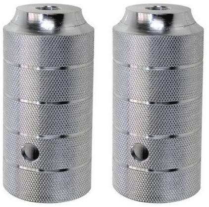 2X BMX Fahrrad Pegs 50x 110 mm Aluminium Fussraster 14 mm Achsverlängerung