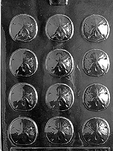 Grandmama's Goodies N039 B/S Sand Dollar Chocolate Candy Soap Mold with Exclusive Molding Instructions