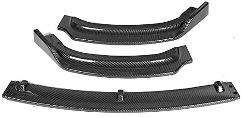 Auto Frontspoiler Frontlippe Für BMW 3 Series F30 F35 2013-2019 F30 F35 Carbon Fiber Look, Spoilerlippe Diffusor - Auto Antikollisionsschutz Body Kit
