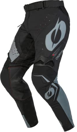 O'NEAL | NEU | Motocross-Hose | MX MTB Mountainbike Motorrad Enduro | Langlebige Materialien, Atmungsaktiven Denierstoffen | Prodigy Pants Five Two V.23 | Erwachsene | Schwarz Grau | Größe 34/50