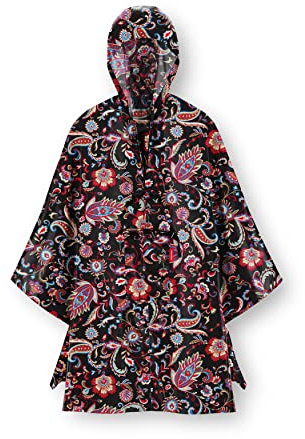 reisenthel Mini Maxi Poncho AN7064 Paisley Black - Regenüberwurf aus hochwertigem Polyestergewebe - wasserabweisend - B 141 x H 93 x T 0 cm