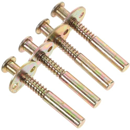 Uonlytech Pin Di Bloccaggio Caricato a Molla 2.76X0.28 Pollici Per Lettino Bimbo Chiusura Pratica in Ferro Per Accessori Mobili E Fissaggi Resistenti 4 Pezzi