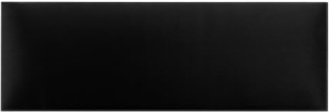 DecoNest Wandkissen, Wandpolsterung, Wanddekoration, Bettkopfteil, 3D-gepolstertes Wandpaneel 100 x 20 cm Schwarz