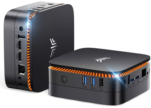 NiPoGi Mini PC Alder Lake N95(jusqu'à 3.4GHz,15W) AK1 Plus 16 Go DDR4/1TB M.2 SSD Mini Ordinateur de Bureau, Tour PC 4K @60HZ HD Dual Display,2.4/5G WiFi,RJ45 Gigabit Ethernet,BT4.2,VESA pour Bureau