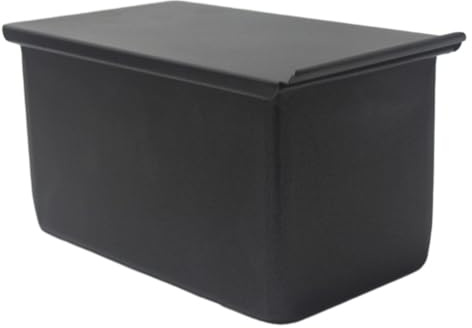 Simpls Moule à pain, plat à pain, anti-adhésif, avec couvercle, ustensiles de cuisson en acier inoxydable pour la cuisson dans la cuisine, 450 g, installation facile