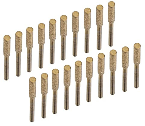 Afilador Cadena Motosierra Juego 20 Piezas Lima Giratoria Cabezal Rebabas Piedras Afilado Metal Sin Marcas