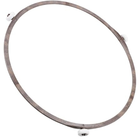 Mikrowellen Drehtellerring aus Kunststoff, Rund, 1 Stück für Glasteller | Ersatzteil für Küchengeräte, Rollenhalterung mit Kleinen Rädern, Stoßfest, Installieren