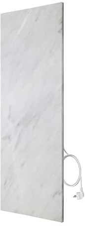 Marwona Chauffage infrarouge en pierre naturelle avec WiFi smart thermostat I 800 W I Bianco A-800 I Chauffage mural en pierre naturelle à économie d'énergie I 5 ans de garantie