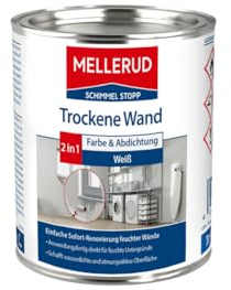 Trockene Wand Farbe & Abdichtung Weiß 0,75 l
