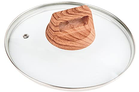 BEBEMOKO Shatter Glass Pot Lid Stove Cover Glass Cover Cookware Lids Kitchen Supplies