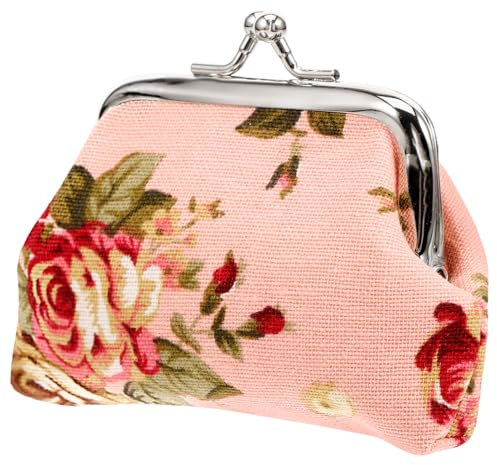 TOYANDONA Doll Geldbörse Dekorative Puppenhandtasche Für Handtasche Mit Blumenmuster Für Puppenzubehör Und Miniatur-Dollhouse-Dekoration