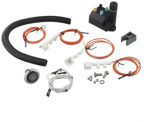 Tidevib 66354 Grill Ignitor Kit for Weber for Genesis II 310 Series Gas Grills, 4 Outlet Ceramic Ignition Module, BBQ Replacement Part