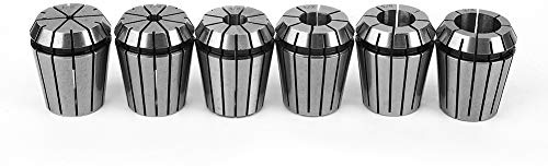 ER32 Spannzangenfutter Set, 6-teilig, Hochgeschwindigkeitsstahl, Verschiedene Durchmesser - Robuste CNC Fräse, Präzise Werkzeugspannung, Ideal für Fräswerkzeuge und CNC Arbeit