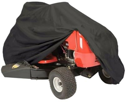Copertura antipolvere for trattorini tosaerba multiuso, 10 misure, for giardino, esterno, pioggia, sole, protezione, tessuto Oxford 210D Telo Copri Rasaerba(182x111x116cm)
