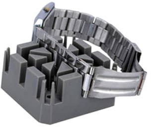 ibasenice 11stücke Uhrmacher Set mit Werkzeug zum Entfernen von Armbandgliedern Uhrenreparaturhammer Dorn und Armbandversteller Reparaturwerkzeug-Set aus Metall