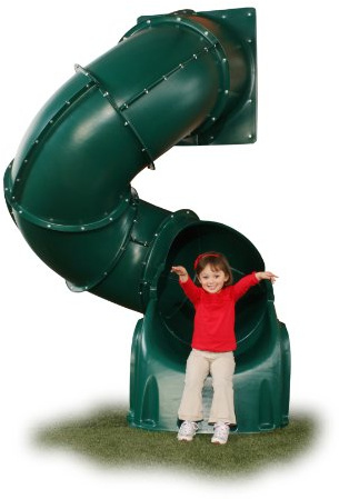 5 Ft Turbo Tube Slide Green
